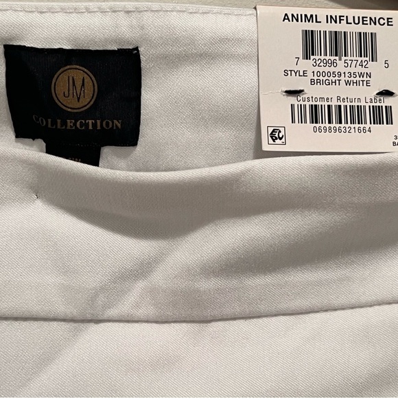 JM Collection white womens ankle pants/size 24W - Picture 8 of 8